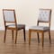 Baxton Studio Gideon ModernGrey Fabric Upholstered and Walnut Brown Finished Wood Dining Chair Set(2PC) PR 195-2PC-12145-ZORO - alternate 9
